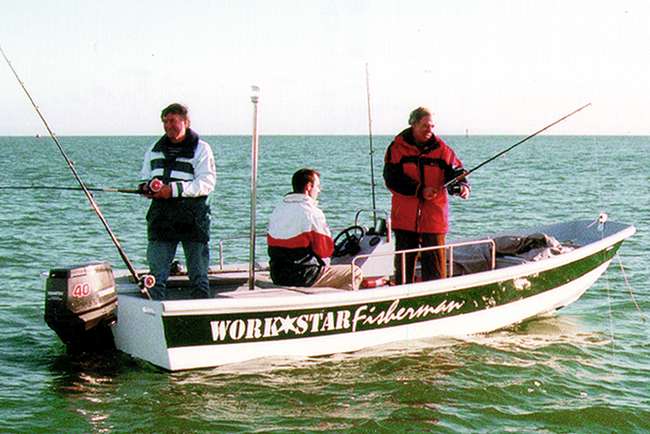 The Workstar 17 makes a great fishing boat due to its stability and large capacity