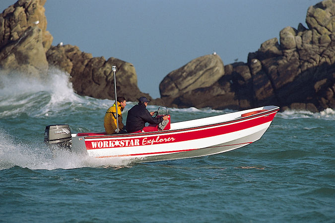 The Workstar 17 is a small garvey motorboat designed as a workboat, rescue boat or fishing boat