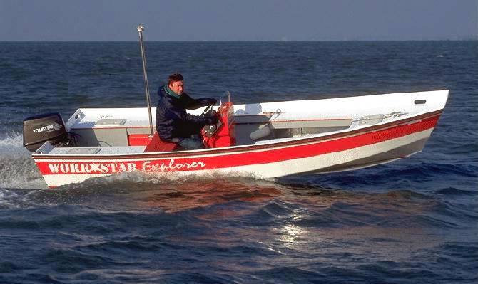 The Workstar 17 is a small garvey motorboat designed as a workboat, rescue boat or fishing boat