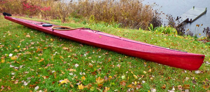 Yukon endurance racing sea kayak for paddling long distances with minimum effort