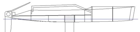 Zest racing dinghy side plan